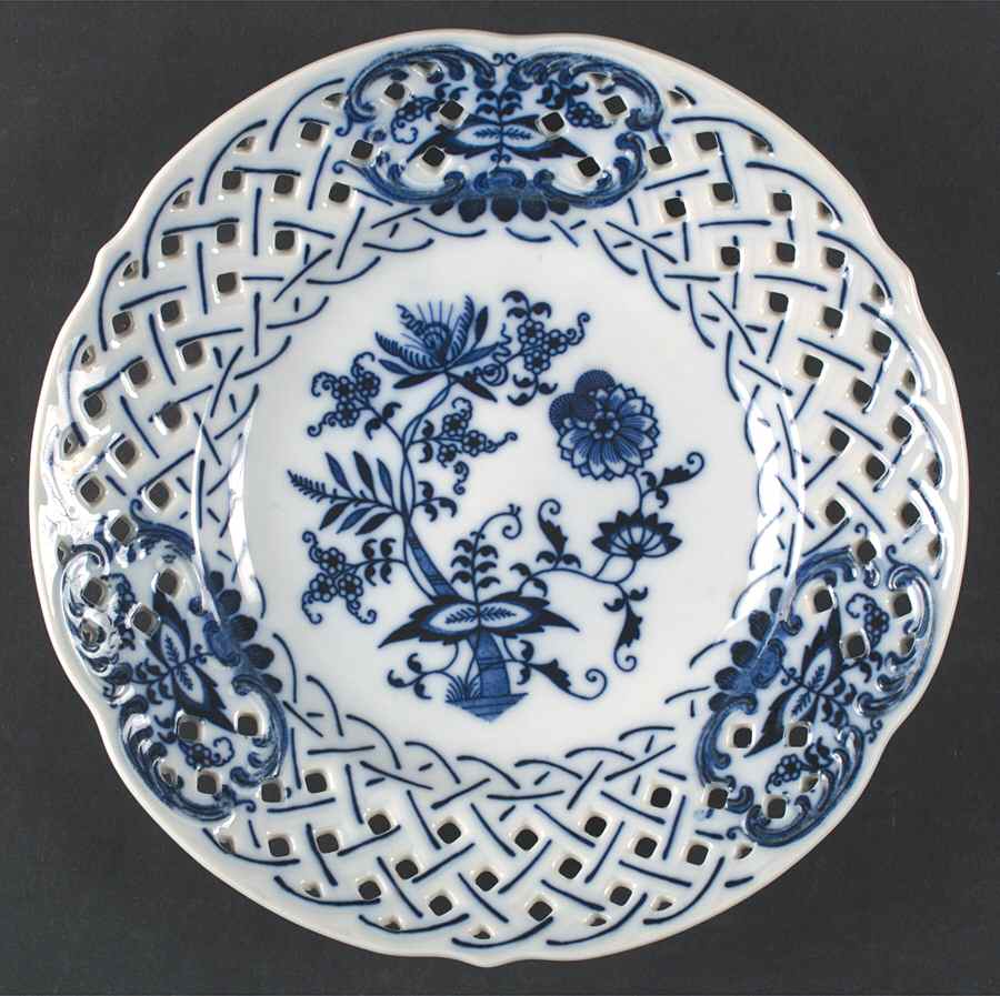 Blue Danube Pierced Edge Salad Plate by Blue Danube (Japan)-1