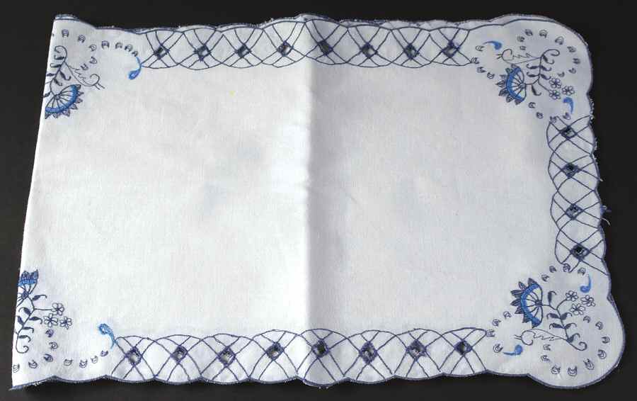 Blue Danube 12" x 68" Cloth Table Runner by Blue Danube (Japan)-1