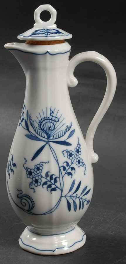 Blue Danube Oil Or Vinegar Cruet and Stopper by Blue Danube (Japan)-1