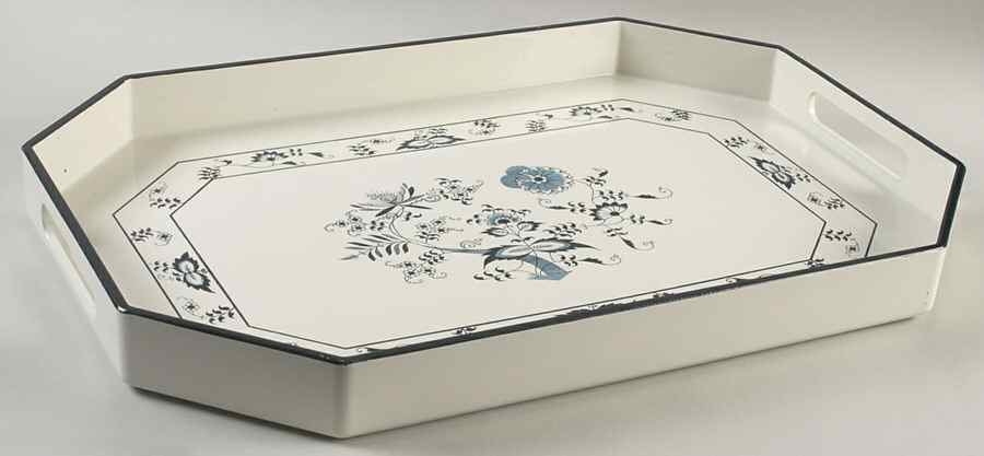 Blue Danube 19" Rectangular Lacquerware Tray by Blue Danube (Japan)-1