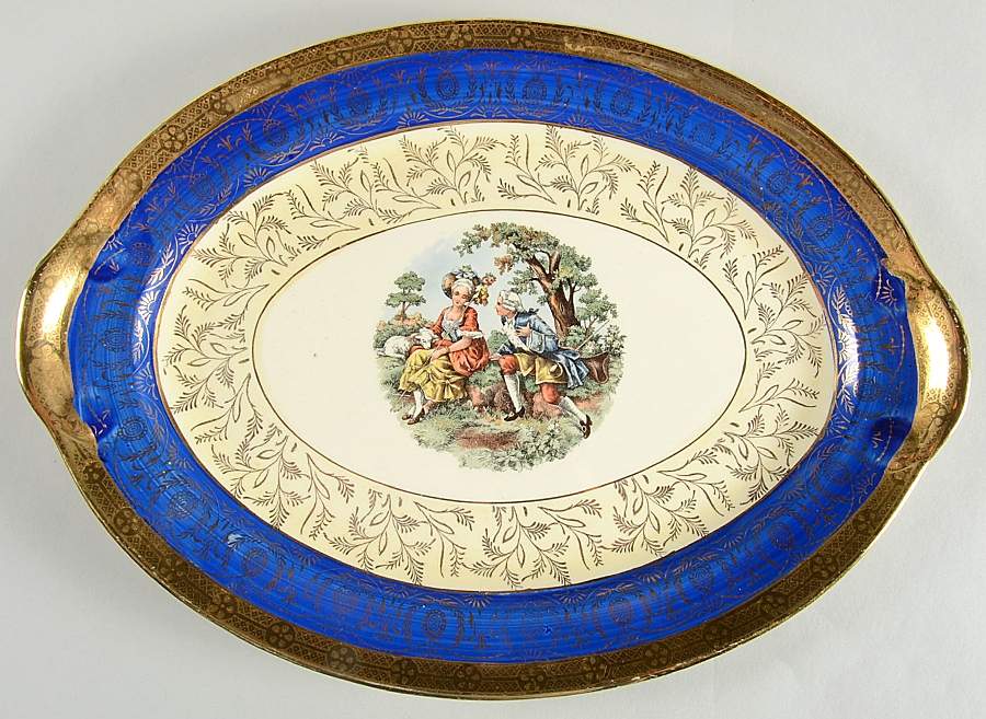 1015 13" Oval Serving Platter by Bromley-1