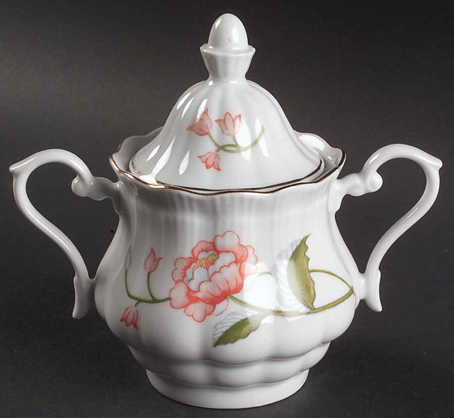 Trellis Sugar Bowl & Lid by Baum Brothers-1