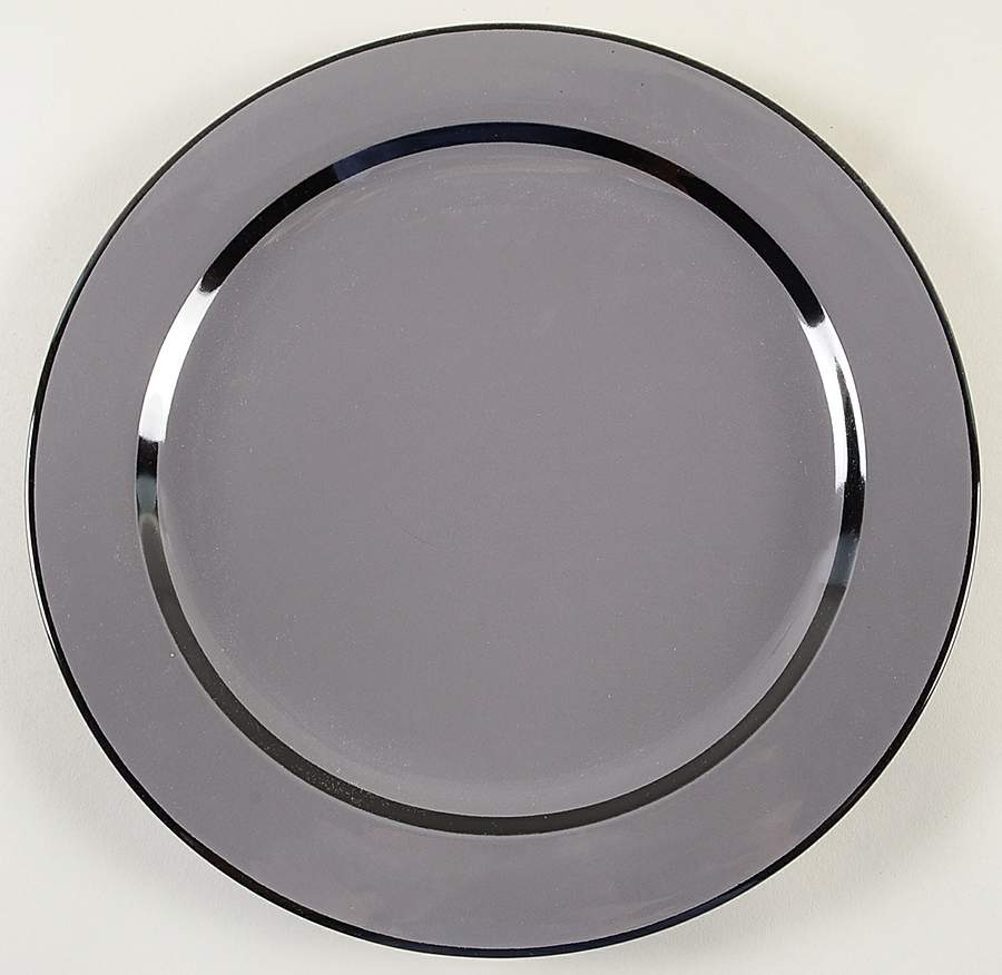 Optics Gray Black 12" Chop Plate (Round Platter) by Block-1