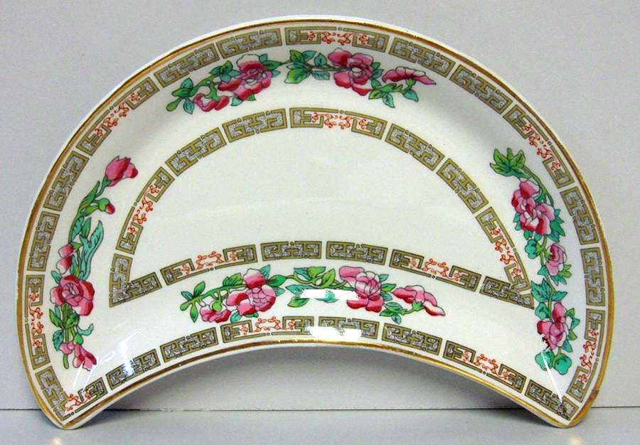 Indian Tree Crescent Salad Plate by Bridgwood & Son-1