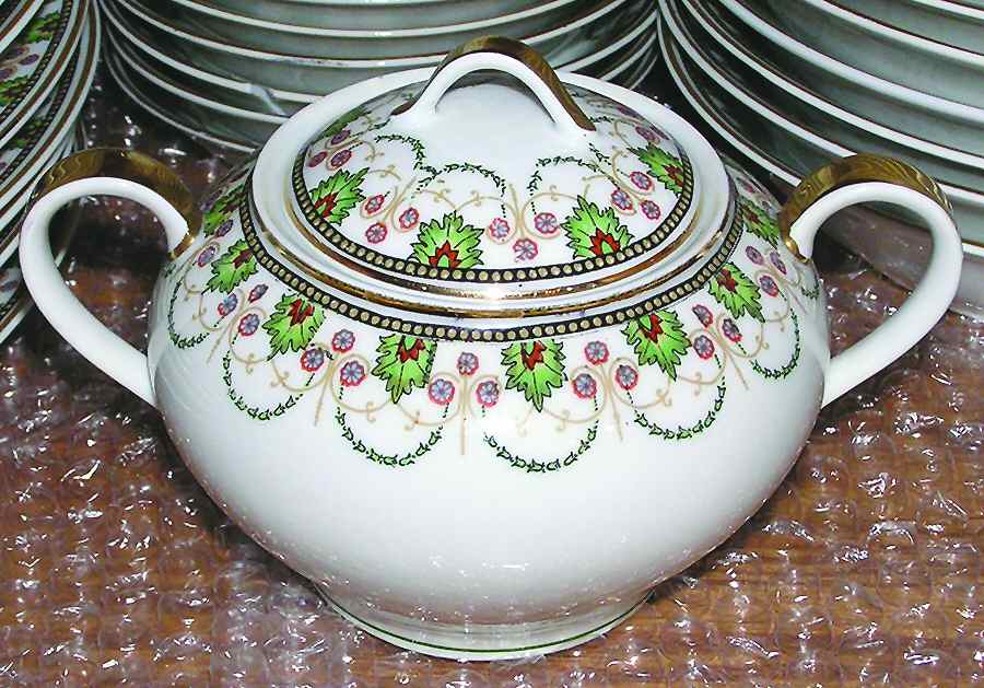 BOG14 Sugar Bowl & Lid by George Borgfeldt-1