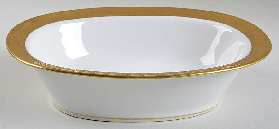BOJ23 9" Oval Vegetable Bowl by Jean Boyer (Limoges)-1