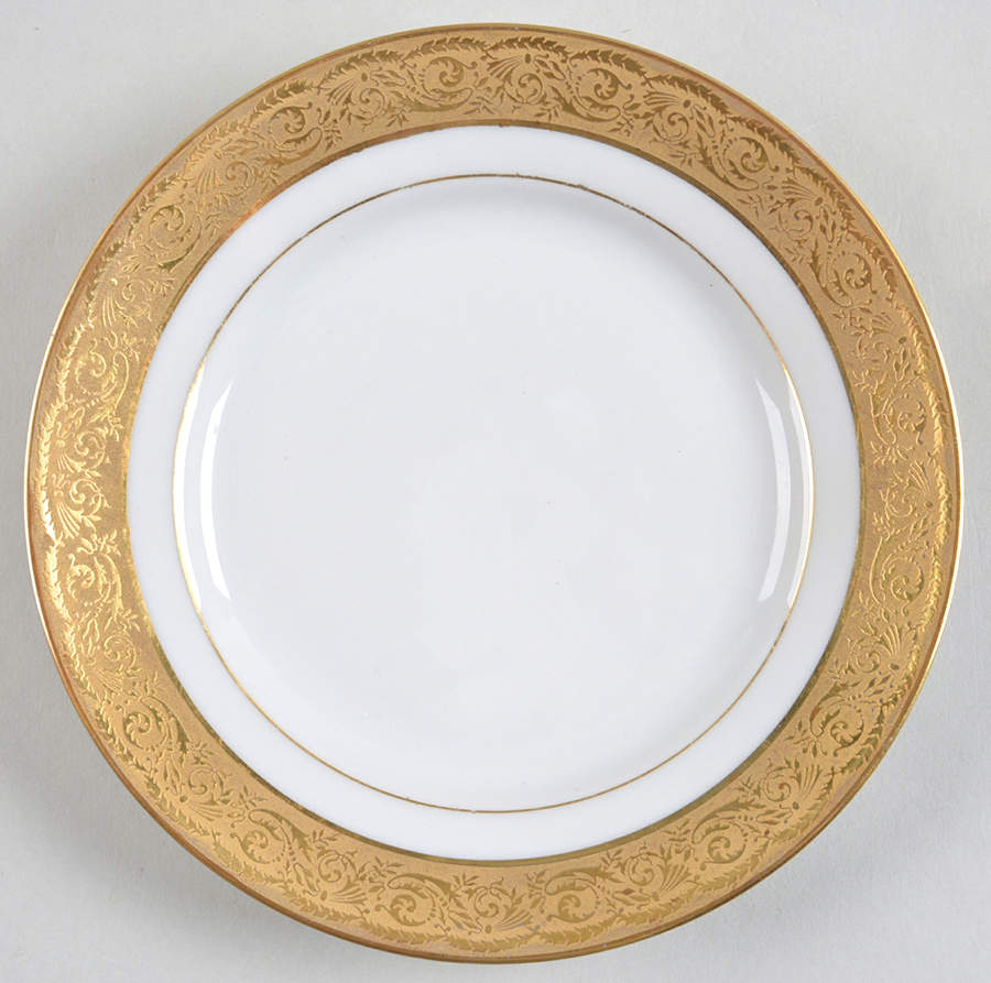 BOJ23 Bread & Butter Plate by Jean Boyer (Limoges)-1
