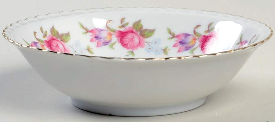 Flower Border Fruit/Dessert (Sauce) Bowl by Bavaria-1