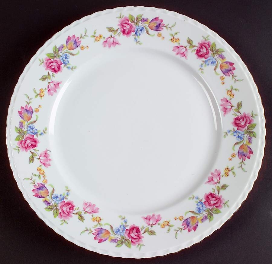 Flower Border Dinner Plate by Bavaria-1