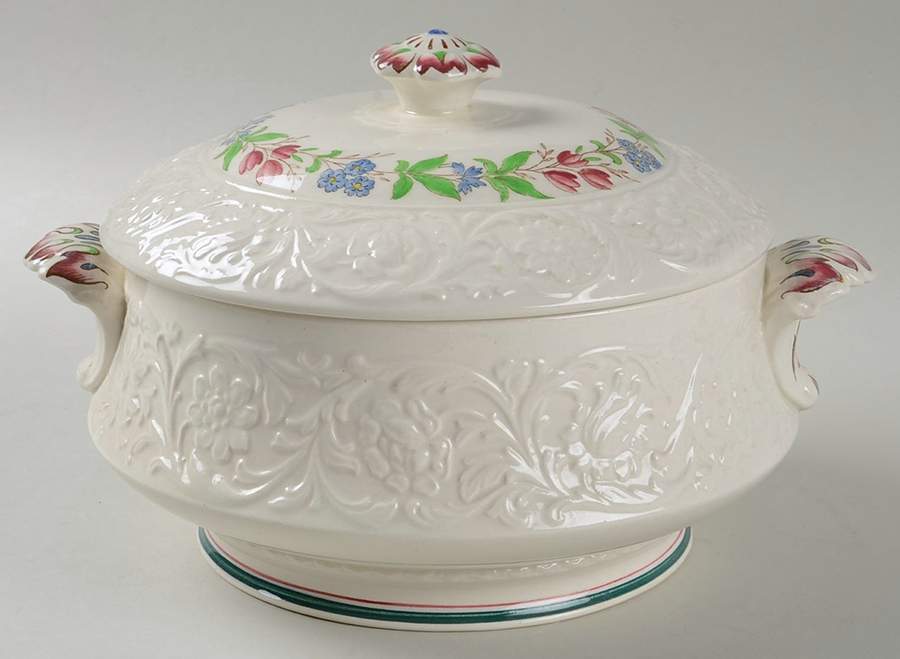 6756 Round Covered Vegetable by Booths-1