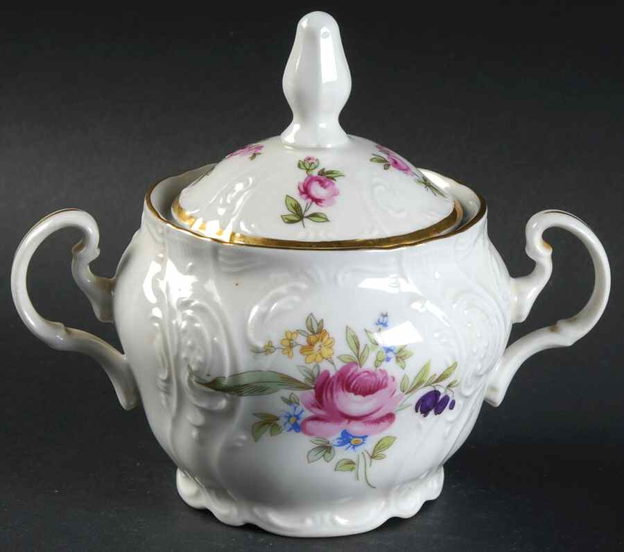 Sonata Sugar Bowl & Lid by Thun-1