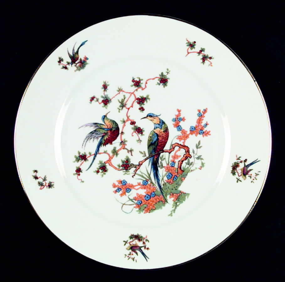 BOH65 (Gold Trim) Dinner Plate by Bohemia Ceramic Works-1