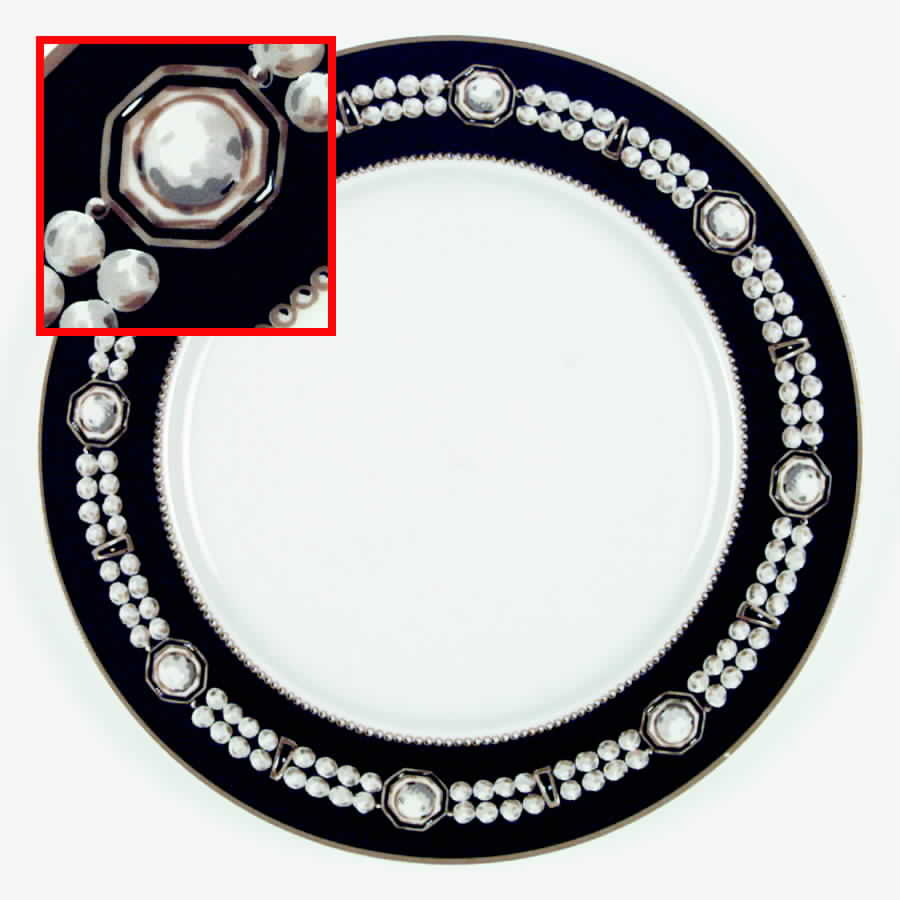 String of Pearls Dinner Plate by Block-1