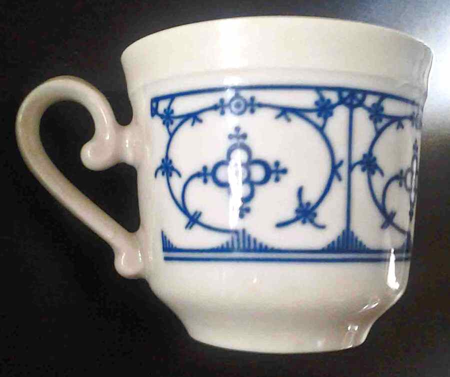 Indisch Blau Footed Cup by Bareuther & Co-1