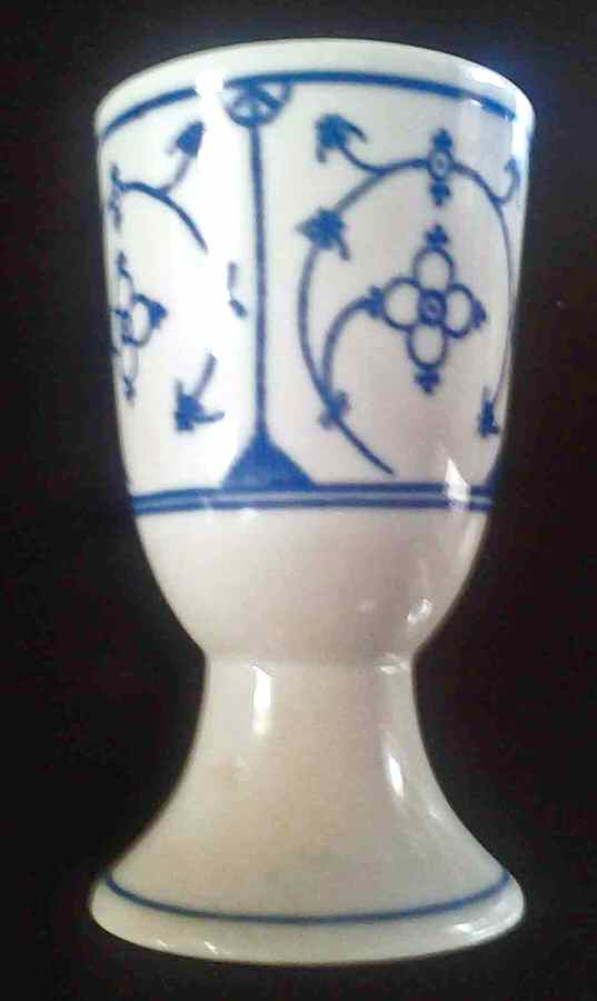 Indisch Blau China Goblet by Bareuther & Co-1