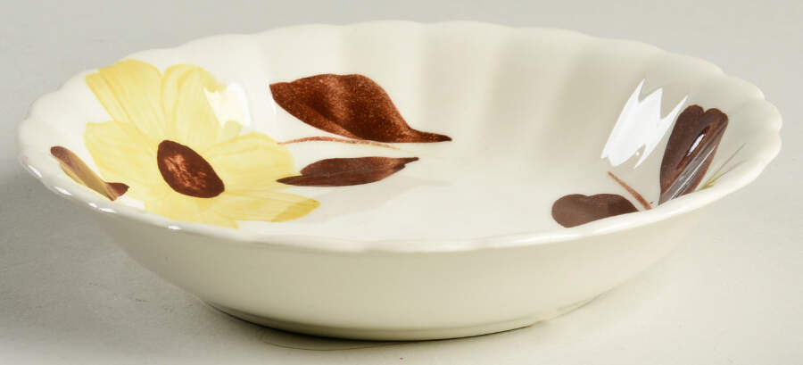 Delta Daisy Fruit/Dessert (Sauce) Bowl by Blue Ridge Southern Pottery-1