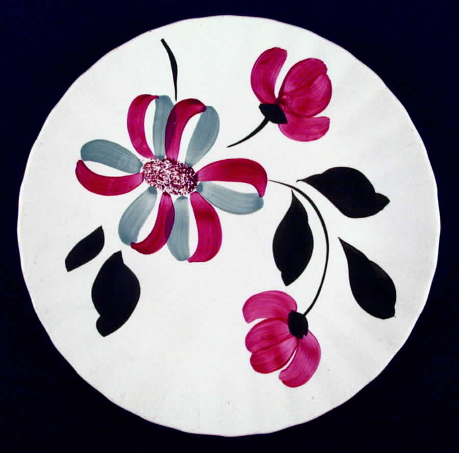 Whirligig Dinner Plate by Blue Ridge Southern Pottery-1