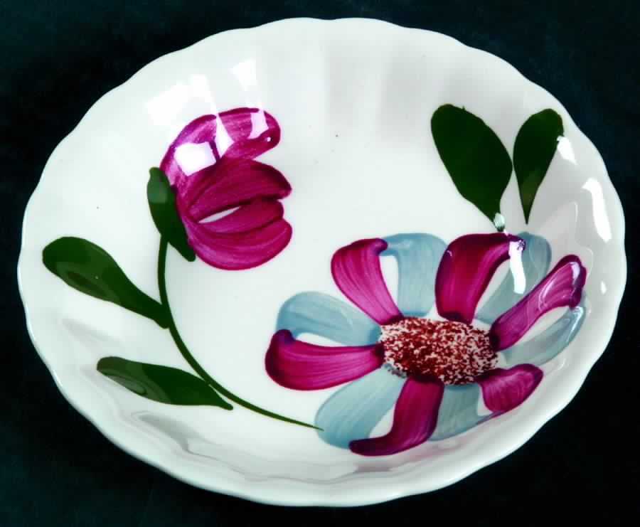 Whirligig Fruit/Dessert (Sauce) Bowl by Blue Ridge Southern Pottery-1