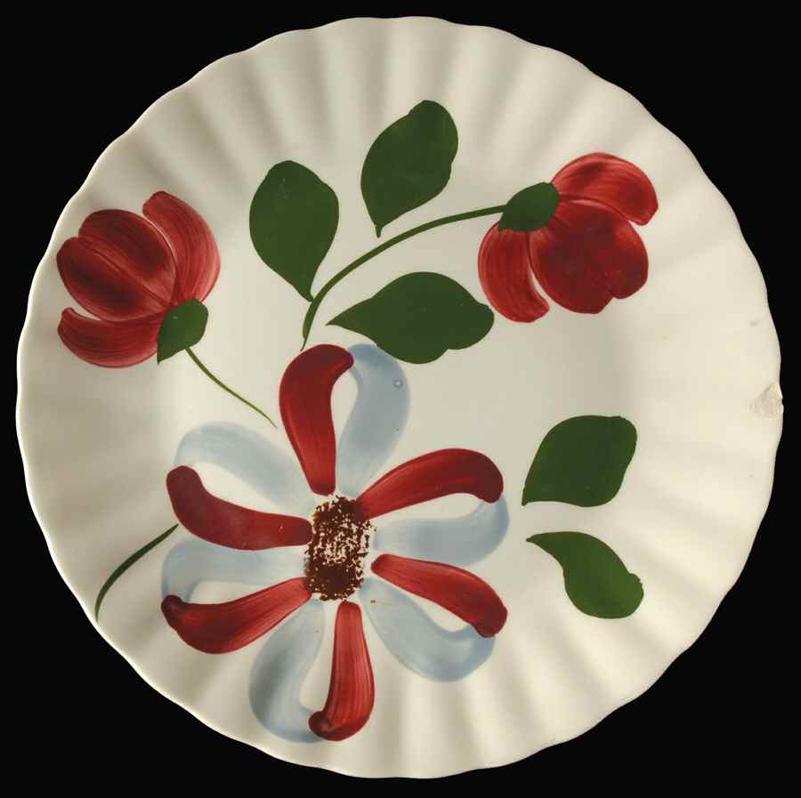 Whirligig Luncheon Plate by Blue Ridge Southern Pottery-1