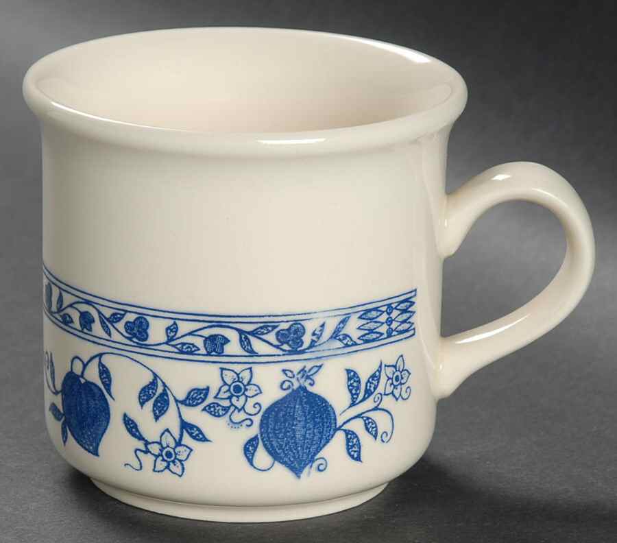 Blue Onion Flat Cup by Biltons Ltd-1