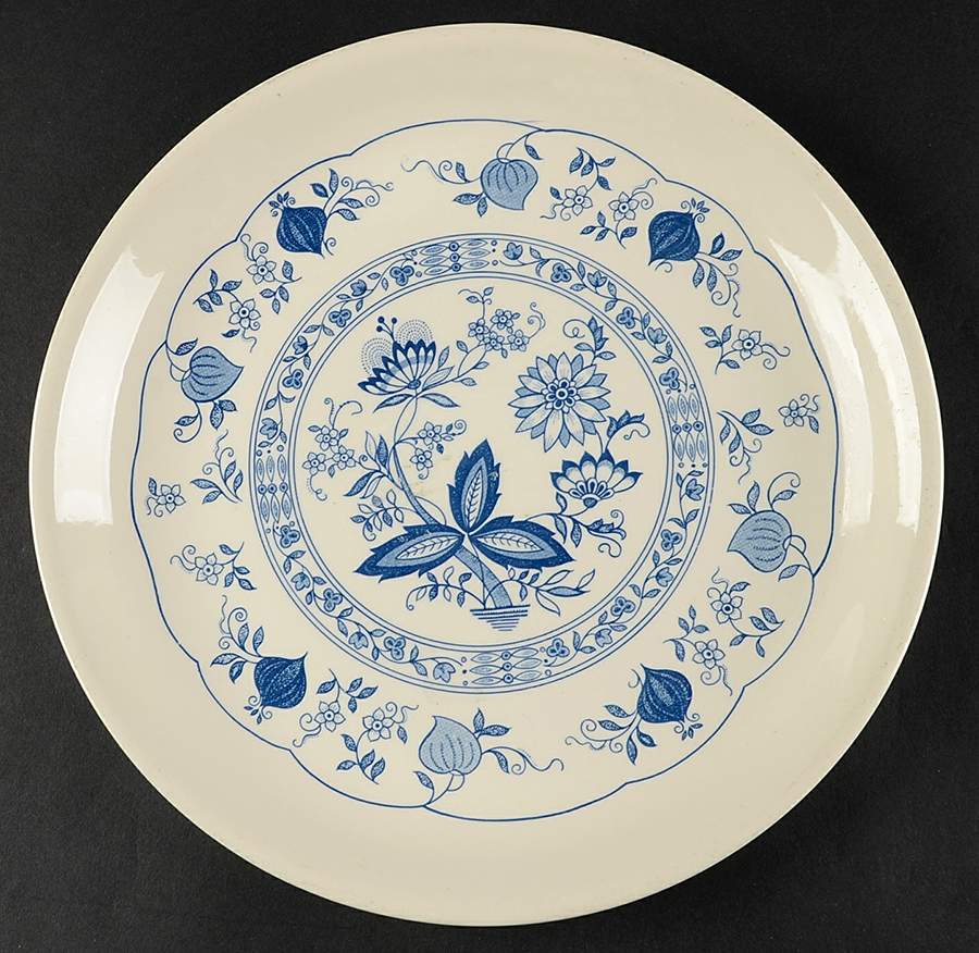 Blue Onion 11" Chop Plate (Round Platter) by Biltons Ltd-1