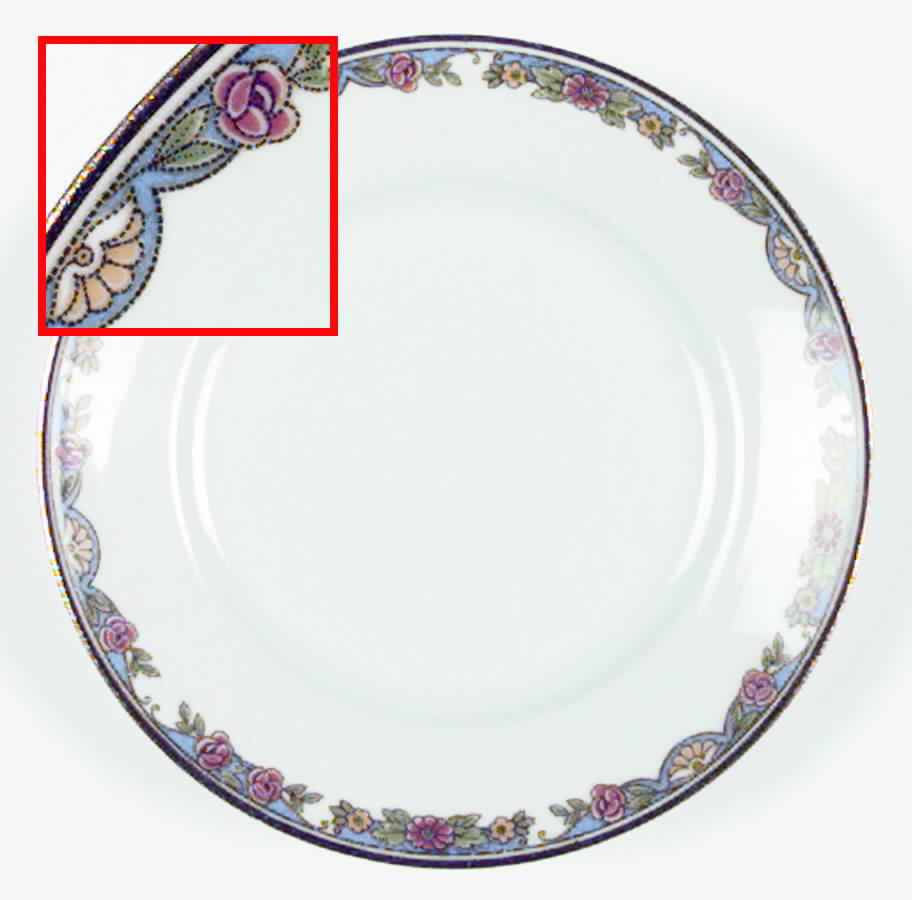BOJ25 Bread & Butter Plate by Jean Boyer (Limoges)-1