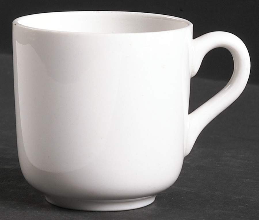 Coupe Flat Demitasse Cup by Buffalo Pottery-1