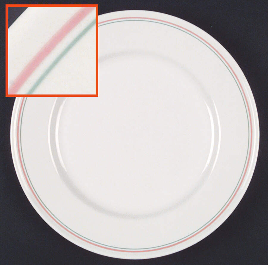 Raspberry Mint Dinner Plate by Buffalo Pottery-1