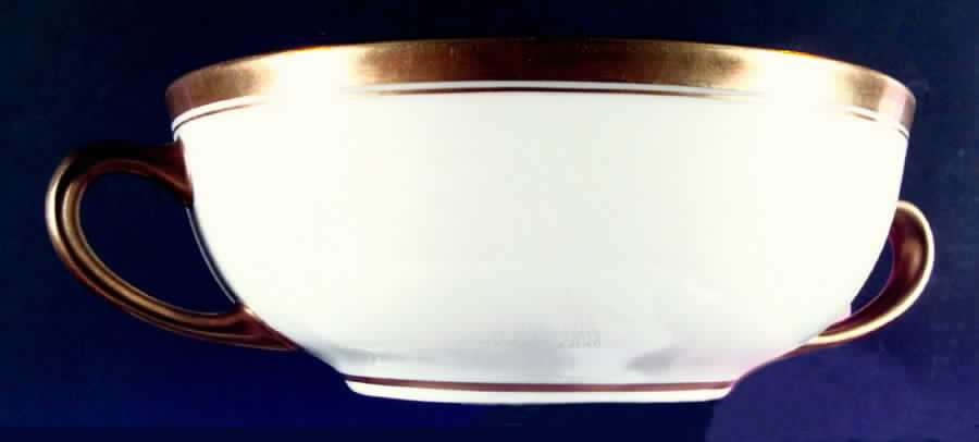 G1 Flat Cream Soup Bowl by Morgan Belleek (USA)-1