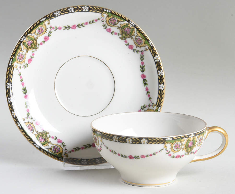 BWD152 Flat Cup & Saucer Set by Bawo & Dotter-1