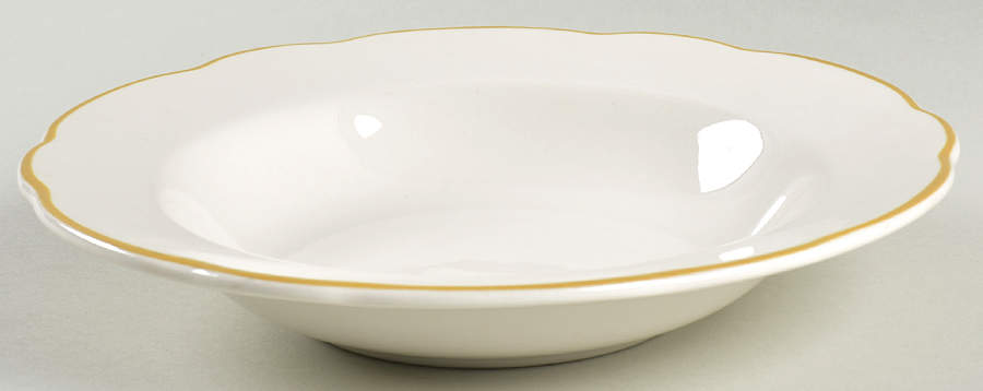 BUF36 Large Rim Soup Bowl by Buffalo Pottery-1