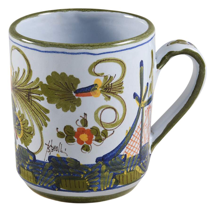 Blue Carnation Mug by Brolli (Italy)-1