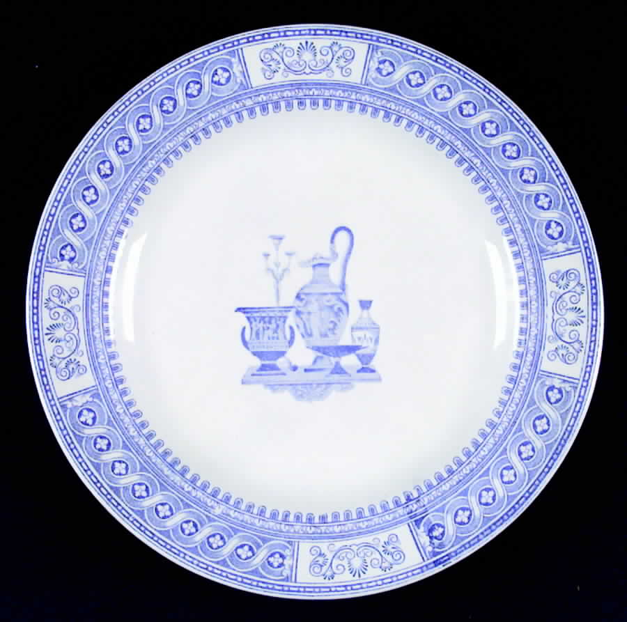 Etruscan Vases Dinner Plate by Bates Walker-1