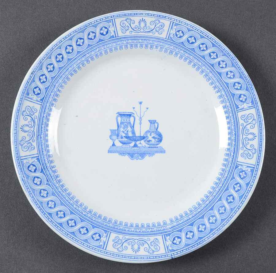 Etruscan Vases Salad Plate by Bates Walker-1