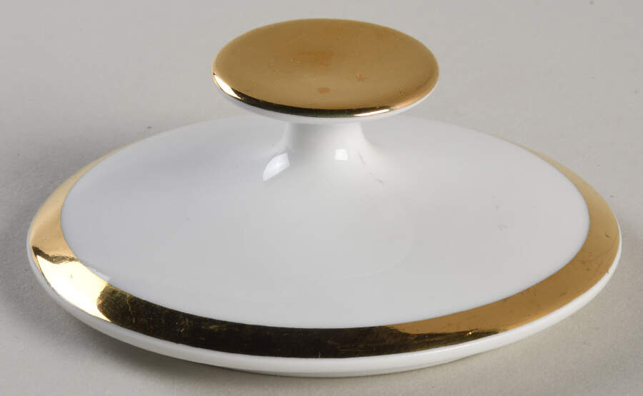 Brigitta Lid for Sugar Bowl by Bohemia Ceramic Works-1