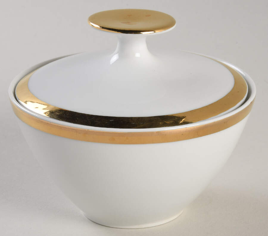 Brigitta Sugar Bowl & Lid by Bohemia Ceramic Works-1