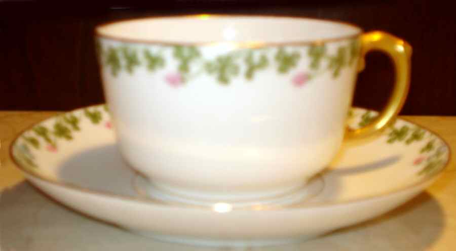 BER151 Flat Cup & Saucer Set by Bernardaud-1