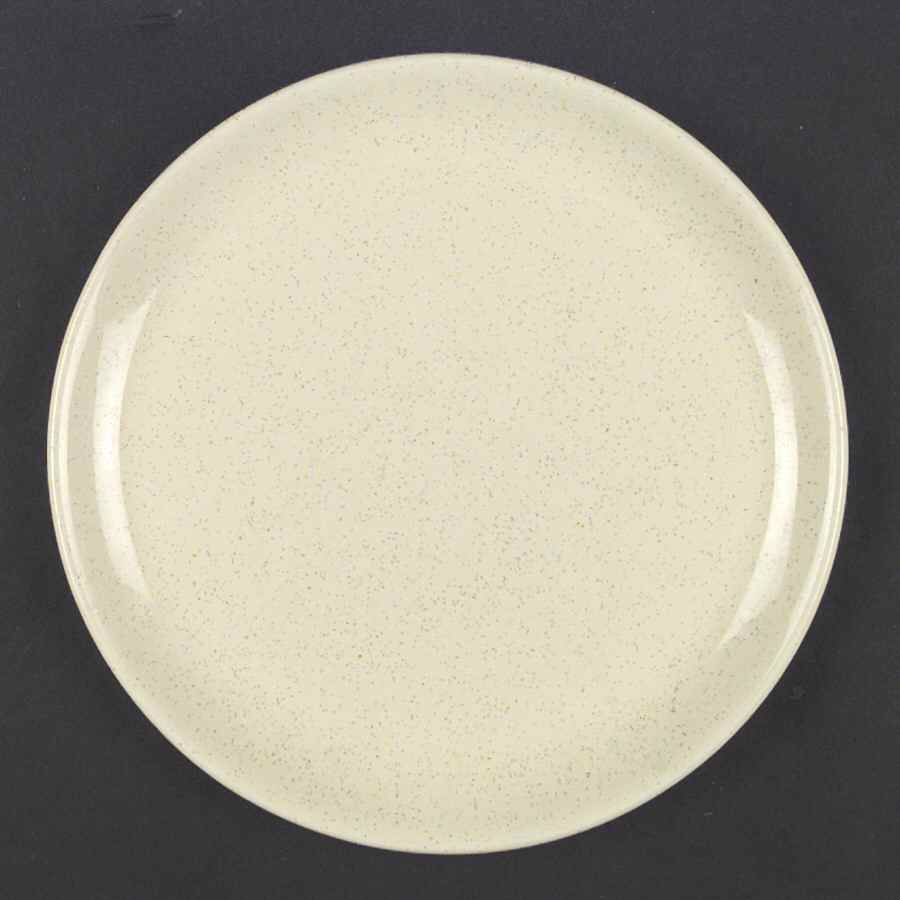 Al Fresco Yellow (Speckled) Dinner Plate by Brusche-1