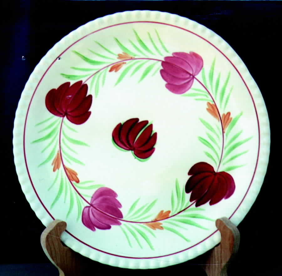Paula's Lei Dinner Plate by Blue Ridge Southern Pottery-1