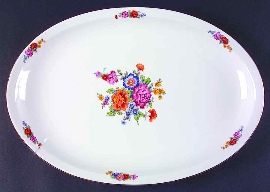 BCO4 15" Oval Serving Platter by Bloch & Co-1