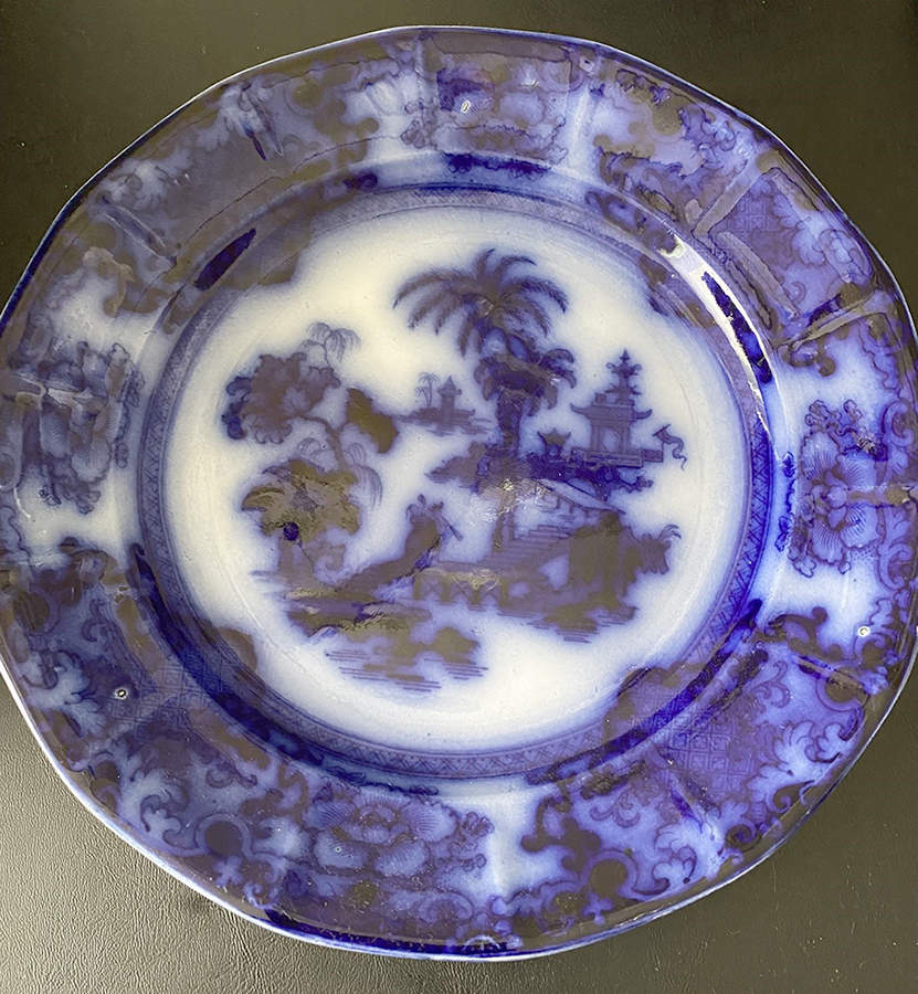 Shapoo Salad Plate by T & R Boote-1