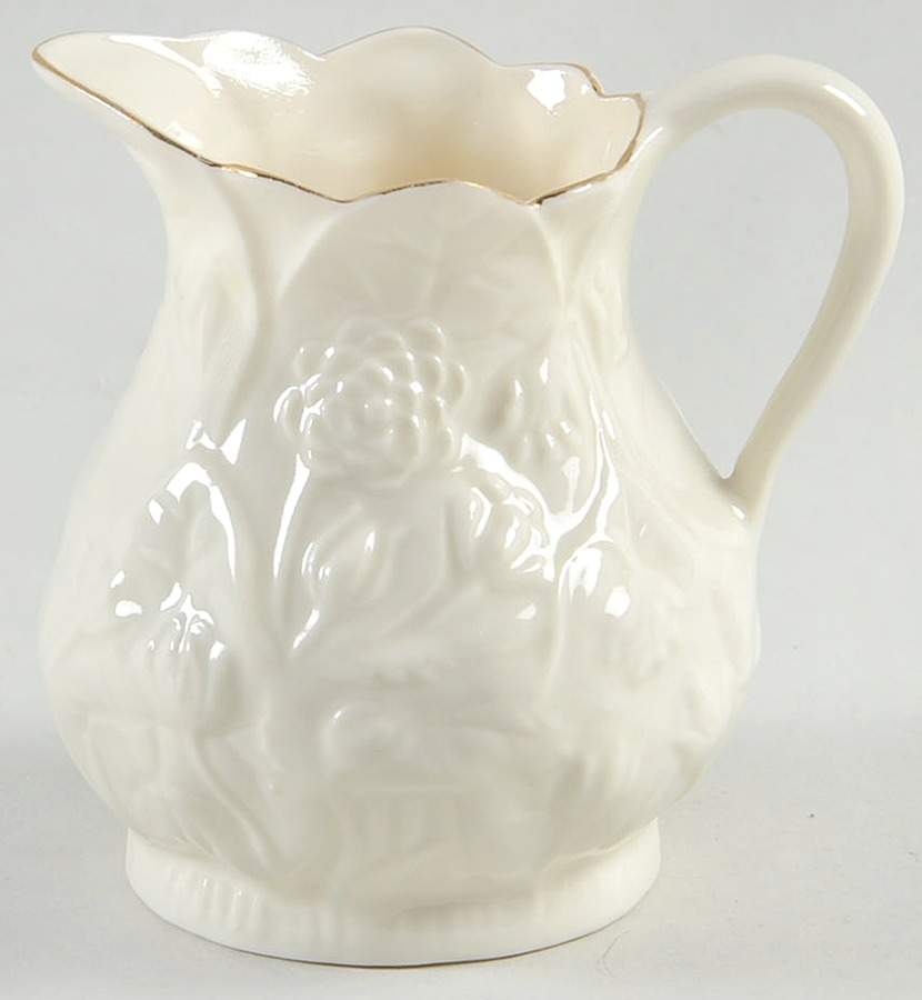 Lotus Creamer by Belleek Pottery (Ireland)-1