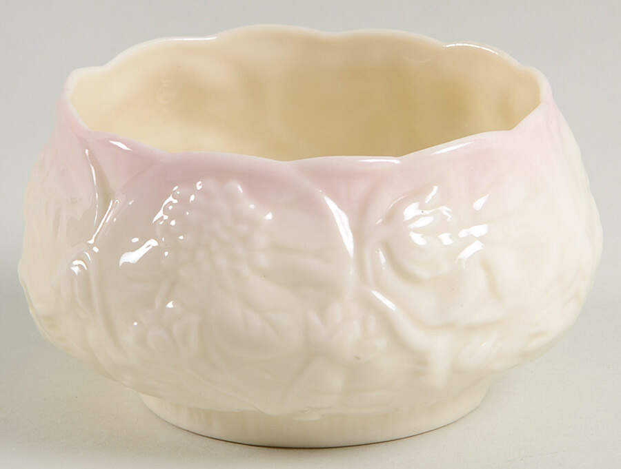 Lotus Open Sugar Bowl by Belleek Pottery (Ireland)-1