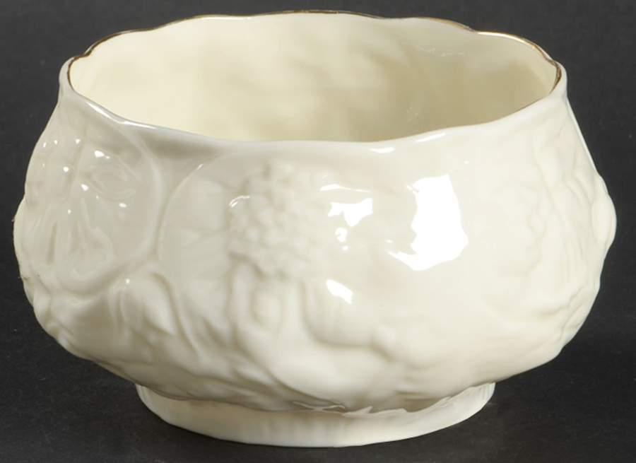 Lotus Open Sugar Bowl by Belleek Pottery (Ireland)-1