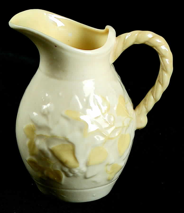 Ivy Yellow Mini Creamer by Belleek Pottery (Ireland)-1