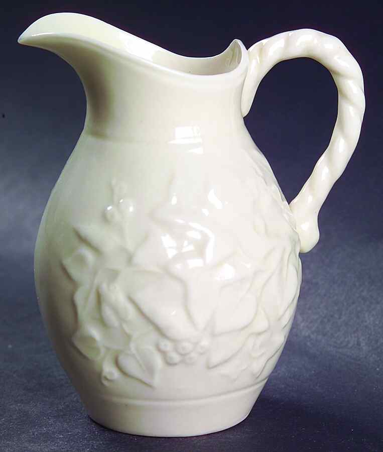 Ivy-Off White Mini Creamer by Belleek Pottery (Ireland)-1