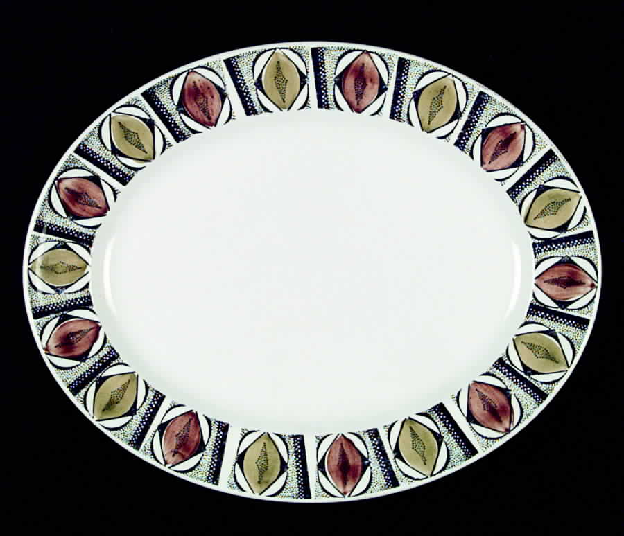 Mexico 12" Oval Serving Platter by Britamic-1