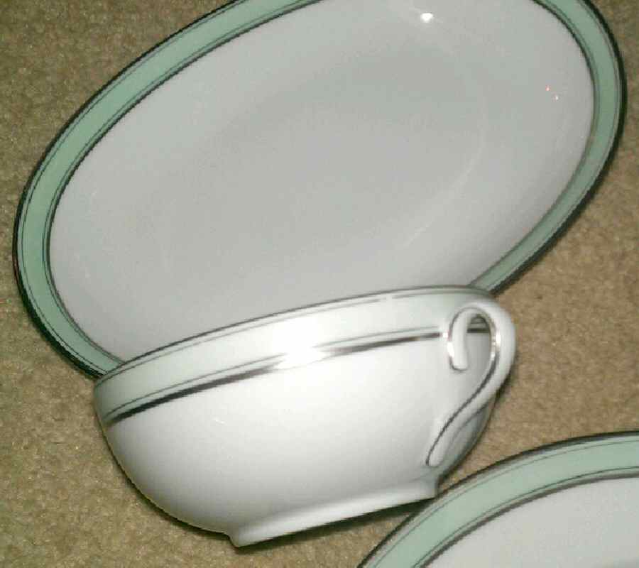BIG14 Flat Cup & Saucer Set by Bing & Grondahl-1