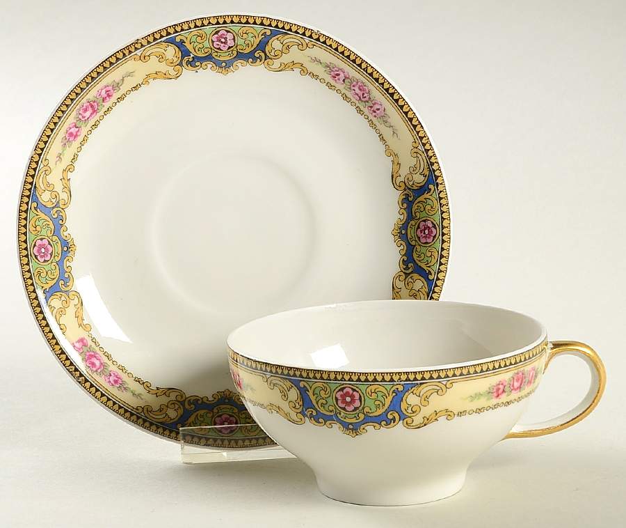 BWD165 Flat Cup & Saucer Set by Bawo & Dotter-1
