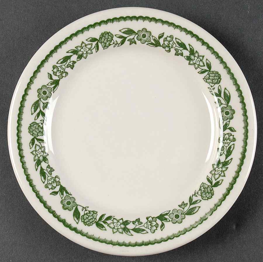 Kenmore (No Trim) Bread & Butter Plate by Buffalo Pottery-1